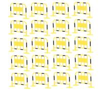 Uonlytech 24 pièces Jouets de Signalisation Routière Garçon Fille Barricades de Circulation Simulées Jaune pour Apprentissage Précoce et Décoration