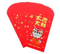 Uonlytech 24 pièces Year Of The Snake Envelopes Lucky Money Packets For Chinese Year Traditional Hongbao Decorations
