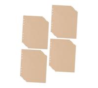 Uonlytech 240 Pièces Recharge Kraft Rechargeable pour Carnet Cahier École Professeur Remplaçables Organiseur