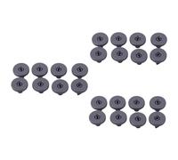 Uonlytech 24pièces Plastique Pour Panier Inférieur De Lave-vaisselle Accessoires Universels De Remplacement Pour Galets De Vaisselle