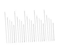 Uonlytech 25 Pièces Aiguilles à Coudre Grandes Œillets Ensemble Robuste pour Couture Main Aiguilles Métalliques Extra Longues pour Quilting et Tissus Épais Réparation et Loisirs Créatifs