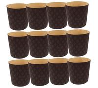 Uonlytech 25 pièces Moules à Panettone Papier Résistants Graisse pour Cupcakes Mini Cakes Muffins Pâtisserie Fête Anniversaire