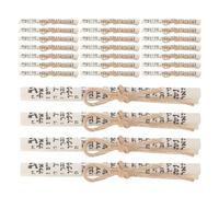 Uonlytech 25 Rouleaux de Mezouza Casher en Parchemin Hébreu pour Porte Juive, Rouleaux de Bénédiction Authentiques, Parchemin de Mezouza pour Décoration D'entrée, Présent Religieux