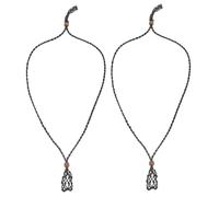Uonlytech 2pcs Collier En Cristal Collier Collier Collier Collier Pendard Cordon Collier Tissé Hand Collier Pour Les Fournitures De Fabrication De Bijoux