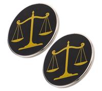 Uonlytech 2pièces Broche Balance Justice pour Avocat Homme Femme Broche Avocat Vintage Insigne Droit Costume Métal Professionnelle Cadeau Étudiants Droit