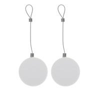 Uonlytech 2pièces Câble De Sécurité Rétractable Acier Avec Attache Ajustable Pour Bagages Et Objets De Valeur