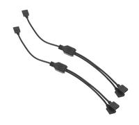 Uonlytech 2pièces Câble Répartiteur Rvb pour Carte Mère vers Broches Connexion Multiple Extension De Câble Interne Compatible avec Appareils Rvb Programmables