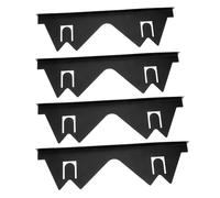 Uonlytech 2pièces Couvercles De Gap Pour Cuisinière Acier Inoxydable Remplisseur De Rétractable Pour Combler Espace Entre Le Cuisinier Comptoir Facile à Nettoyer Et Les Éclaboussures s