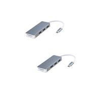 Uonlytech 2pièces Hub USB Type-c Et Interface Compatible Design Compact Et pour Ordinateurs Portables Et Voyage