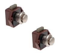 Uonlytech 2pièces Serrure à Bouton Poussoir Pour Armoire Et Verrou De Placard Sans Clé Pour Camping Bateau Et Meubles Rv Modèle