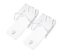 Uonlytech 2pièces Support De Brochure Acrylique Transparent Porte-Documents Muraux Présentoir pour Bureau Lot de Organiseurs De Documents Et Résistants