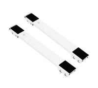 Uonlytech 2pièces Support pour Réfrigérateur Socle pour Sèche-linge et Lave-linge Support pour Appareils Électroménagers Facile à Déplacer avec Roulettes