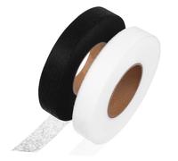 Uonlytech 2Rouleaux Bande Ourlet sans Couture Double Face Ruban Adhésif pour Vêtements Pantalons Facile à Repasser pour Projets DIY les Réparations