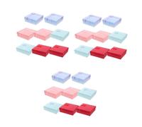 Uonlytech 3 Ensembles Boîte À Bracelets Bibelot Assorti Présent Bijoux Pour Boîtes De Montre Avec Organiser Caisse D'emballage Caisson De Bracelet Chiffon 8 Pièces * 3