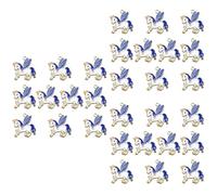 Uonlytech 3 ensembles Collier Licorne DIY Fabrication De Bijoux Bijoux Fantaisie Pendentif En Alliage Breloque Fabrication De Bijoux Pendentifs Mode Pendentif Breloques Coloré 10 pièces * 3