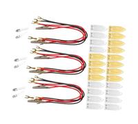 Uonlytech 3 Ensembles Kit Scientifique Garçon Fille Batterie Fruits Électricité Expérimentale avec Horloge Électronique et LED Projet Éducatif DIY pour Apprentissage Physique et Expériences