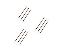 Uonlytech 3 Ensembles Pinceaux De Calligraphie Chinoise Bois Pour Débutants Outils Peinture Traditionnels Expérience Confortable Pour Amateurs Art 3 Pièces * 3