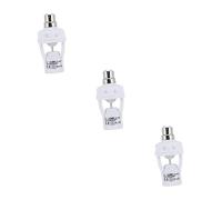 Uonlytech 3 Pièces B22 Support De Lampe De Capteur Adaptateur De Prise De Détecteur De Diviseur D'ampoule Prolongateur D'ampoule Brancher E27 Induction Pc