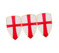 Uonlytech 3 pièces Bouclier Chevalier Médiéval pour Garçon Fille Robuste pour Cosplay Déguisement et Jeux de Rôle Garçon Accessoire Historique pour Fêtes et Spectacles