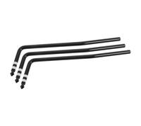 Uonlytech 3 Pièces Bras Métal Noir pour Guitare Électrique Conception Plug-and-play et Stable, Accessoire pour Performance Musicale