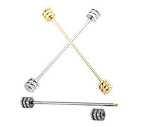 Uonlytech 3 Pièces Broches de Col Cuivre pour Homme Barre de Col de Costume Décorative Accessoires de Smoking pour Mariage et Soirée Épingle à Revers Sécurisée et Légère