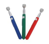 Uonlytech 3 Pièces Cueilleur Télescopique Outil Magnétique Pot De Fleur Noir Télescopique Aimant Télescopique Gadget De Sélection D'aimant Aimant De Poche Acier Allié Agrippeur Souple