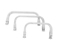 Uonlytech 3 Pièces Kit Fermoir Cadre Sac Aluminium et Accessoires Polyvalents pour Sac à Main Bricolage Couture Fermoir de Verrouillage pour Porte Design Artistique pour Usage et Voyage