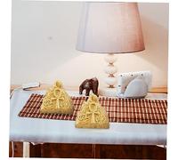 Uonlytech 3 pièces Modèle de Pyramide Décorative Résine Ornement Mystérieux pour Bureau et Maison Artisanat Égyptien Cadeau et Objet