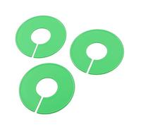 Uonlytech 3 pièces Séparateurs Vêtements Ronds Verts Anneaux de Robustes pour Penderie Organiseurs Pratiques pour Différencier et Types de Vêtements