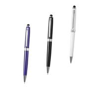 Uonlytech 3 pièces Stylet Tactile pour Écran Capacitif Stylo Précis pour Tablette et Smartphone Compatible PC Blanc Bleu Noir