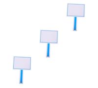 Uonlytech 3 Pièces Tableau de Score Effaçable PVC Tableau Portable Simple Face Planchettes de Notation pour Enchères et Jeux Main pour Arbitres et Juges