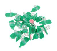 Uonlytech 30 Pièces Tulip Pencil Clip Charms Soft PVC Flower Pen Decorations For School Rewards Portable Cute Pencil Toppers For Classroom Organization