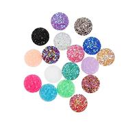 Uonlytech 300 Pièces Cabochons Demi Ronds Résine Embellissements Bijoux Strass Adhésifs Coloris Mix pour Création