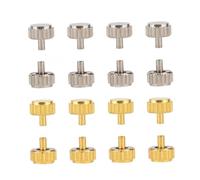 Uonlytech 300 pièces Kit de Réparation Montres Couronnes Étanches et Tiges Assorties avec Boîtier Compartimenté Accessoires Pratiques pour Horlogers et Utilisateurs de Rechange Domes et