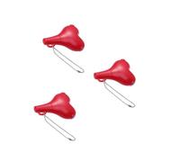 Uonlytech 3pièces Couple Headphone Splitter Way Forme De Cœur Adaptateur Audio Stéréo pour Écouteurs pour Partager Musique avec Rouge