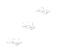 Uonlytech 3pièces Déflecteur De Vent Pour Climatiseur Accessoire De Circulation Air Pour Bureau Et Maison Installation Facile Compatible Plupart Des Vents De Climatisation Centrale