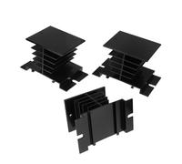 Uonlytech 3pièces Radiateur Aluminium pour Dissipation Thermique Bloc De Refroidissement SSR pour Ponts De Redressement Et Projets DIY