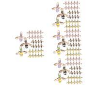 Uonlytech 4 Ensembles Accessoires De Cheveux Peu D'abeilles Les Abeilles Charme Mode Mini Pendentif Charm Breloques De Fabrication De Bijoux Bricolage Alliage 30 Pièces * 4