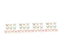 Uonlytech 4 Ensembles Patches Acryliques Diy Pour Accessoires De Coiffure Matériaux Charms Décorations 10 Pièces * 4