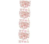 Uonlytech 4 Ensembles Pendentif Boucle D'oreille Décor Arc Charmes Boucles D'oreilles Matériel Mignon Pour Kit De Boucle D'oreille Pendentifs Arcs Clé Alliage 60 Pièces * 4