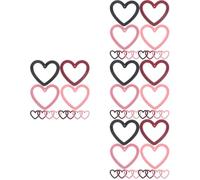 Uonlytech 4 Ensembles Pendentif D'amour Clé Charmes D'argent En Forme De Filles Cœur Breloque Coeur Pour Collier Charmes De Coeur Pour L'artisanat Résine 12 Pièces * 4