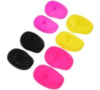 Uonlytech 4 Paires Protège-oreilles Silicone Haute Température et Étanche pour Coloration Cheveux en Salon - Cache-oreilles Coiffeur Confortable Taille Unique - Protections D’oreilles