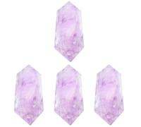 Uonlytech 4 Pièces Colonne de Cristal Unique Pendentif Décoratif Créatif pour Bijoux et Arts pour et Événements