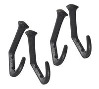 Uonlytech 4 pièces Crochets Muraux Fonte Classique Patères Murales Rétro Fer Forgé Résistantes et Décoratives pour Manteaux Chapeaux et Clés Style Campagne pour Intérieur et Jardin