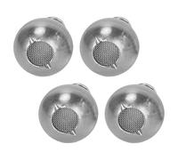 Uonlytech 4 Pièces Filtre en Acier Inoxydable Argenté pour Pulvérisateur à Mousse Maille de Précision et Design Pondéré, Prolongateur D'utilisation pour Lavage de Voiture et Nettoyage