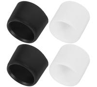 Uonlytech 4 Pièces Insert de Protection en PVC pour Repose-Canne à Pêche, Matériau Flexible et Anti-Rayures, Accessoires de Remplacement pour Support de Pêche en Extérieur au Lac
