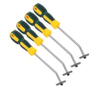 Uonlytech 4 Pièces Outils de Nettoyage de Joints de Carrelage Tungstène Kit Polyvalent pour Élimination des Résidus et Réparation des Joints Manche Ergonomique pour Sols et Parois Céramiques