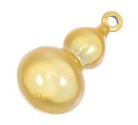 Uonlytech 4 Pièces Pendentif en cloche de levage charme de fabrication de bijoux pendentif gourde pour le bricolage pendentifs et décorations de bijoux breloques pour bracelets cuivre Doré