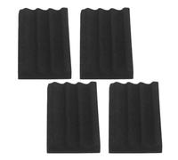 Uonlytech 4 Pièces Protecteur de Leurre en Eva Noir Gestion Optimisée de l'espace et Polyvalence Ajustable pour Accessoires de Pêche Lors de Sessions de Pêche en Extérieur