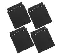 Uonlytech 4 Pièces Protège-interrupteur Thermostat Ultra-mince Couvercle Protecteur Autocollant pour Panneau de Climatisation Centrale Type Anti-poussière et Anti-contact Accidentel